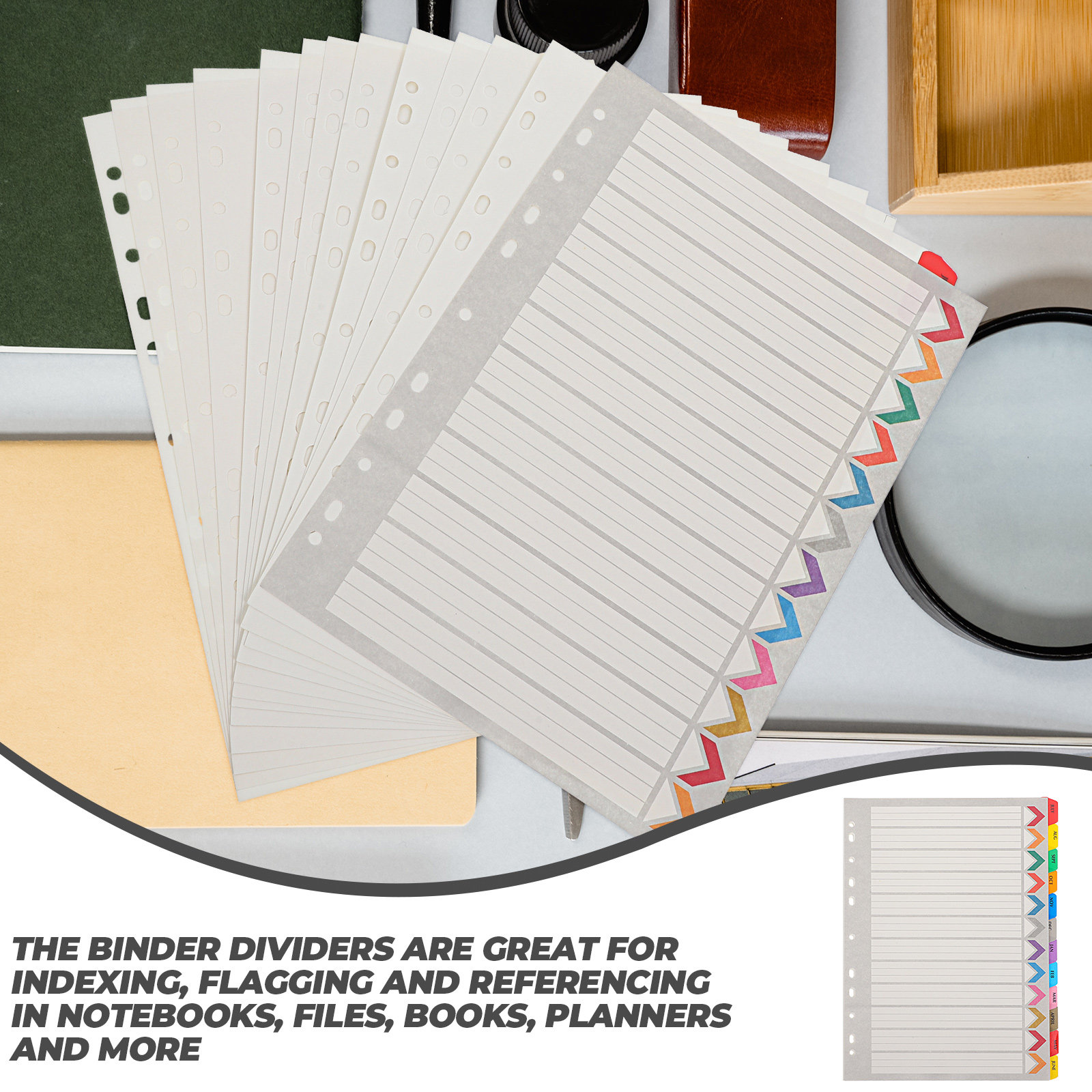 12 Feuilles de Séparateurs d'I - Tab Divider A4 avis et prix