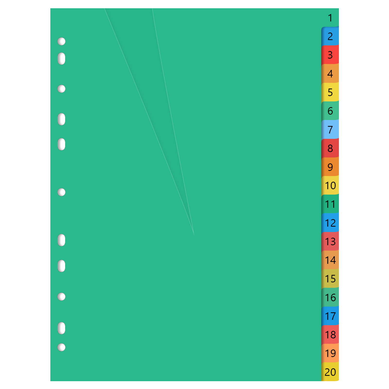 20 pages A4, intercalaires en  - Tab Divider A4 avis et prix