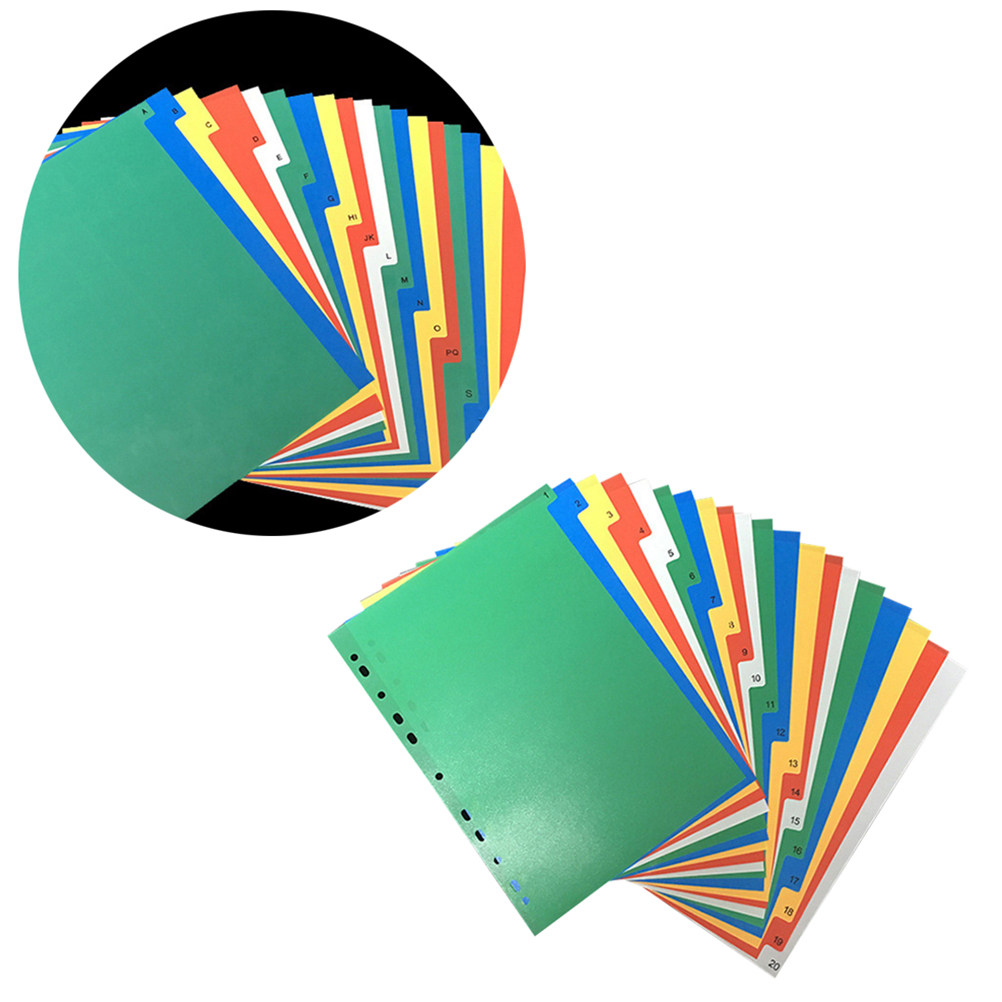 40 intercalaires d'indexation  - Tab Divider A4 avis et prix
