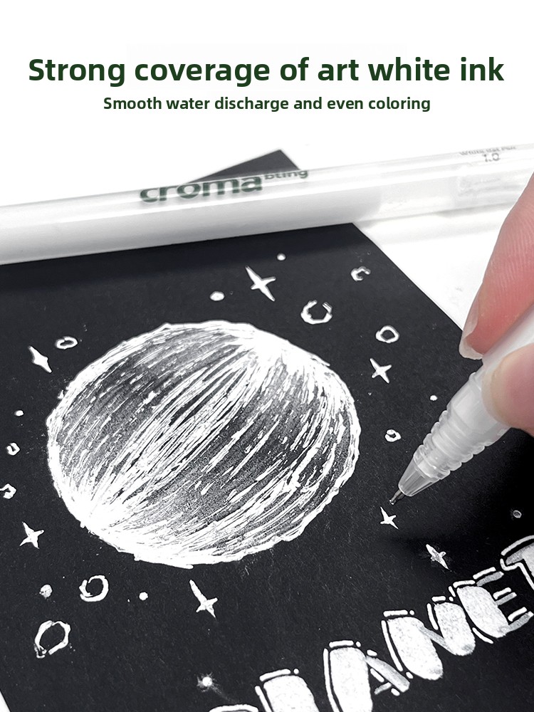Stylo Gel Blanc Fluorescent Cr - Copic Marker Sketch avis et prix